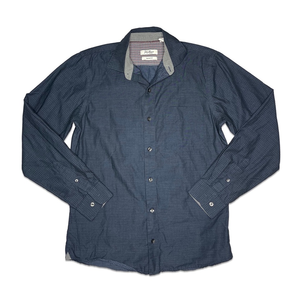 Van Heusen Slim Fit Navy Blue Dress Shirt